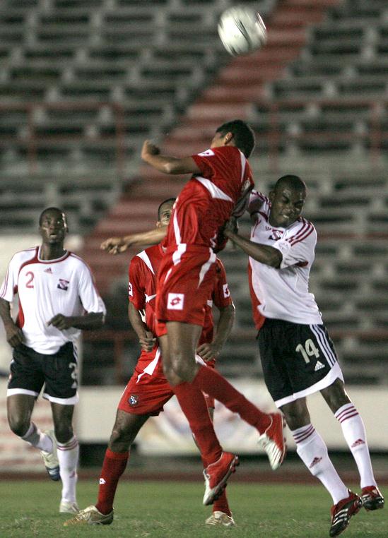 Pro League top-scorer Kerry Baptiste (#14) among eight ‘locals’ on T&T squad for WCQ
